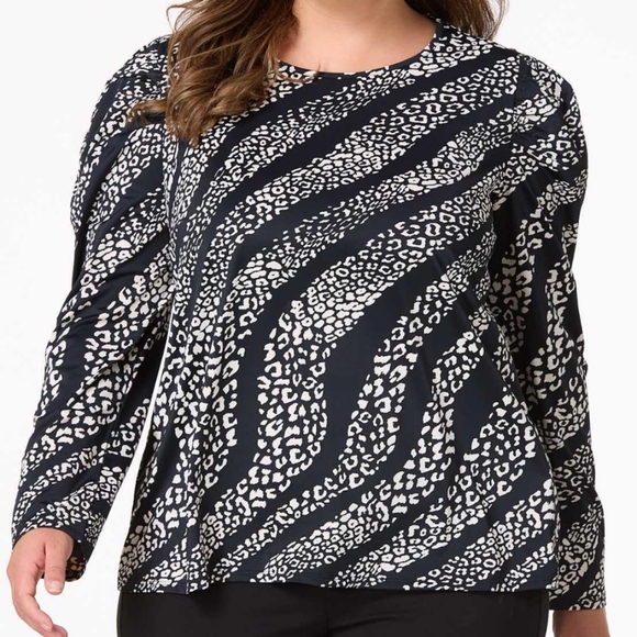 Cato Tops - Women's Animal Print Top